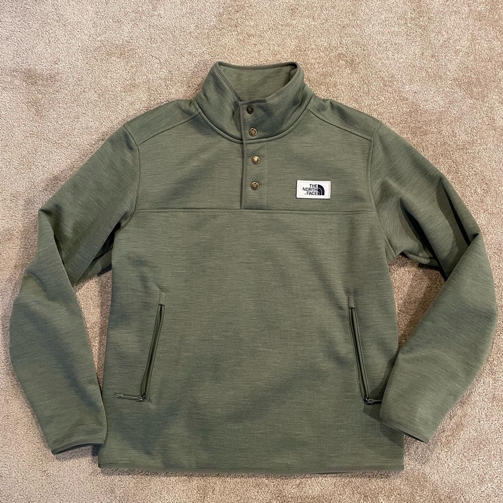 The North Face Quarter Snap Sherpa lined pullover